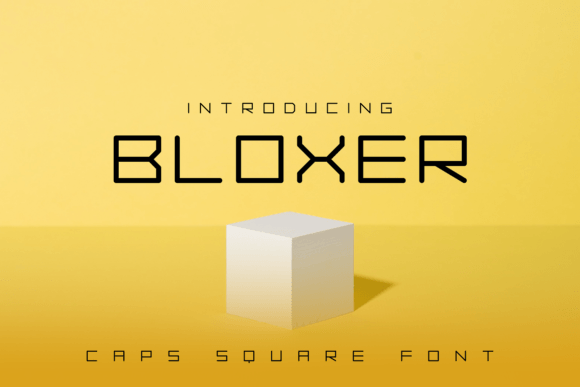 Bloxer: A Unique Sans Serif Font for Crafters