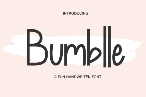 Bumblle: A Playful Typeface for Brand Charm