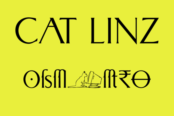Cat Linz: A Slim Modern Sans Serif Typeface