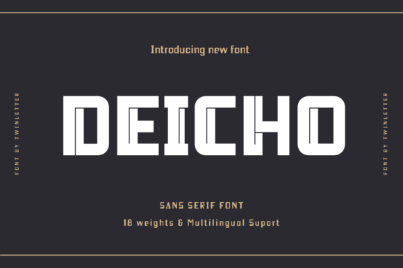 Deicho: A Premium Sans Serif Font for Modern Branding