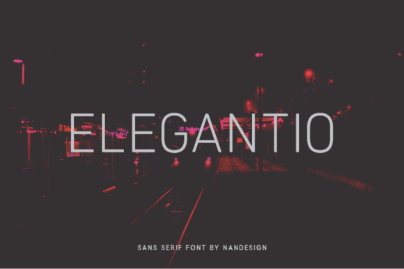 Elegantio: The Modern Sans Serif Font for Bold Branding