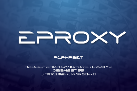 Eproxy: A Modern Typeface for Clean Branding