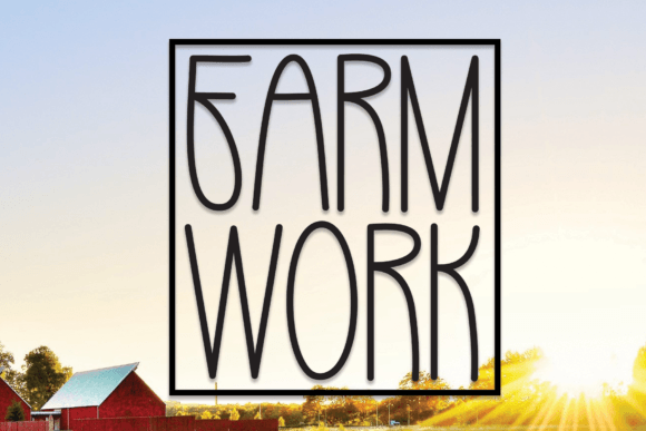 Farm Work Sans Serif Font for Web Design