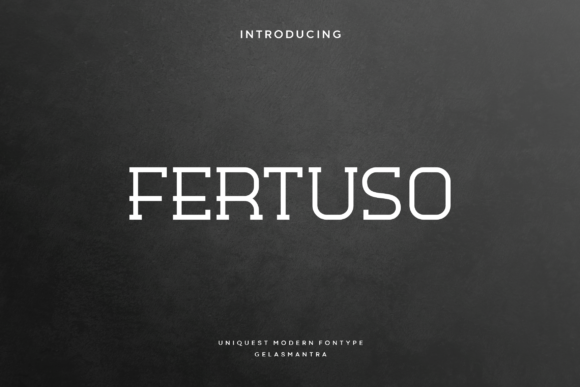 Fertuso: A Vintage Sans Serif Typeface for Modern Brands
