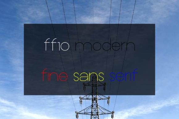 Ff 10 Modern Typeface Review for Clean Branding