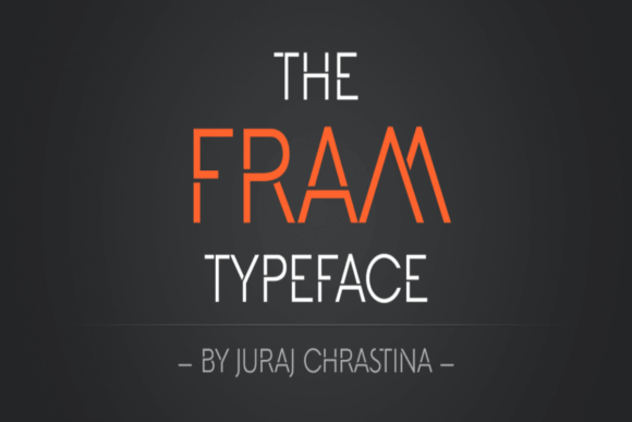 Fram Stencil Font for Modern Maker Branding