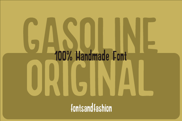 Gasoline Original: A Retro Typeface for Bold Campaigns