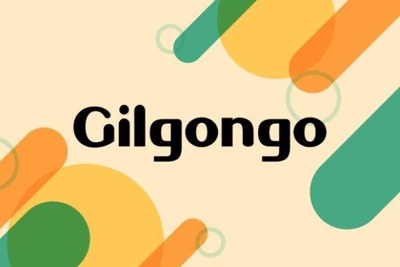 Gilgongo Typeface for Small Business Branding