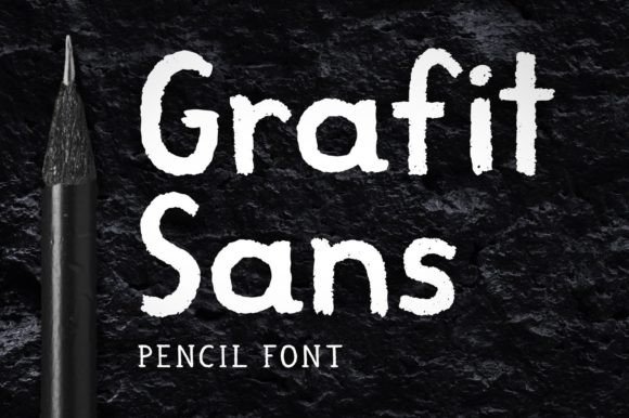 Grafit Sans: The Handmade Pencil Typeface for Bold Campaigns