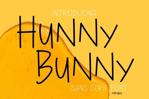Hunny Bunny Font for Small Business Branding