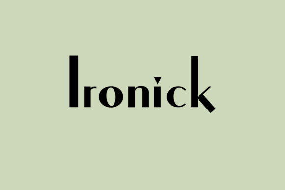 Ironick: The Minimalist Sans Serif Font for Marketers