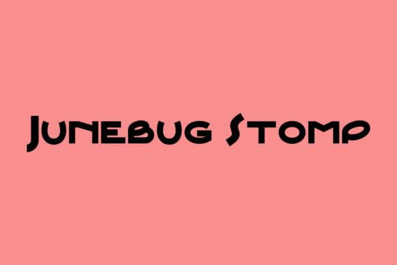 Junebug Stomp Font for Bold Maker Branding
