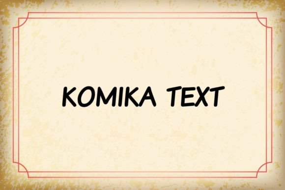 Komika Text: A Warm Typeface for Friendly Branding