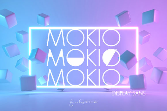 Mokio: A Clean Geometric Typeface for Makers