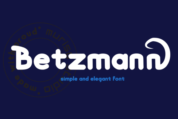 Murisa Betzmann: A Modern Sans Serif Typeface for Editorial Design
