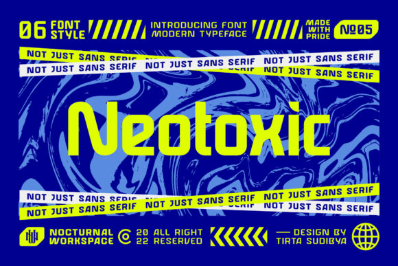 Neotoxic Font: Bold Typography for Digital Campaigns
