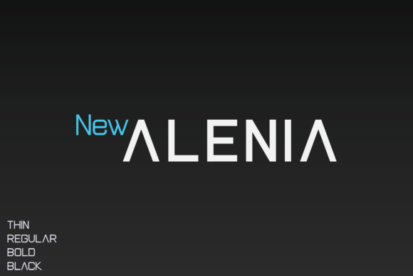 New Alenia Typeface for Modern Web Design