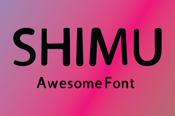 Shimu: A Clean Sans Serif Font for Modern Web Design