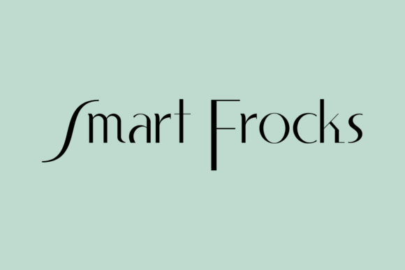 Smart Frocks Typeface for Elegant Maker Designs