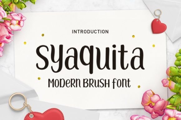 Syaquita: A Modern Brush Font for Bold Campaigns